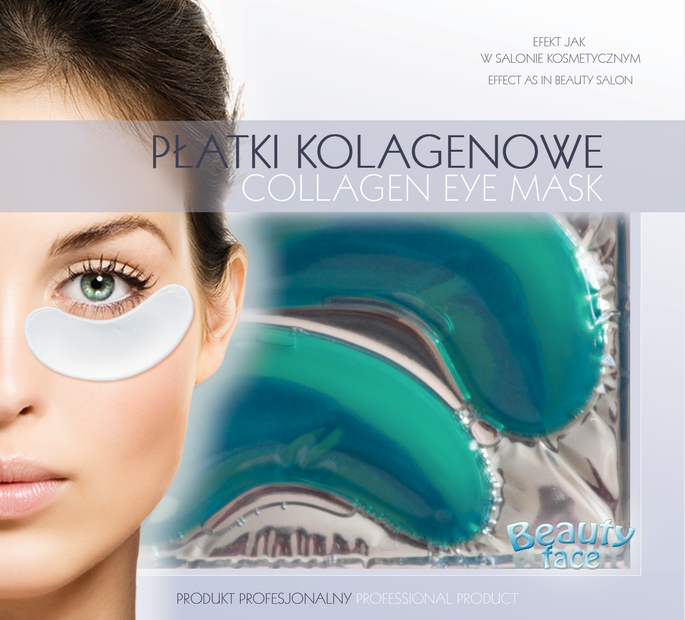 Oční kolagenová maska s extraktem OKURKY